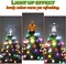 110Pcs in 10 Colors Ceramic Christmas Tree Replacement Bulbs (Multicolor-3 Tops)